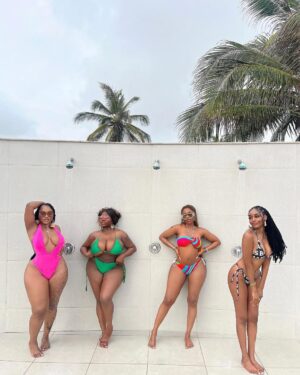 Mercy Eke Instagram - Girls just wanna have fun🏝️🏖️

📸 @brown_of_lagos 
📍 @kokobeachlagos
