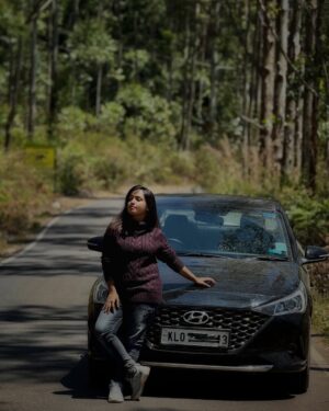 Mersheena Neenu Instagram - “300 km of winding roads, one heart full of courage, and a car that felt like home. My first solo mountain drive — just me, the silence, and the road ahead. It kept me safe, steady, and free.”

#SoloDrive #MountainJourney #RoadTripVibes #FirstTimeFeels #CarCompanion #CourageInMotion #WomenWhoDrive #SafeTravels #FreedomOnWheels #drivetoheal
