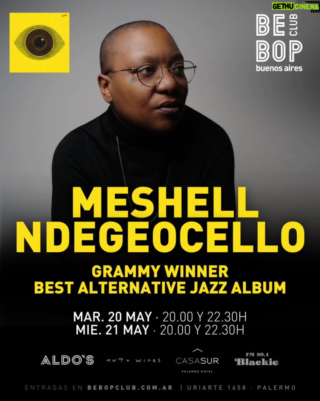 Meshell Ndegeocello - 1.5K Likes - 💥MESHELL NDEGEOCELLO
La ganadora del Grammy Mejor Album de Jazz Alternativo.
📍Mar 20 de mayo 20.00 y 22.30h
📍Mie 21 de mayo 20.00 y 22.30h
🎫 Entradas a la venta en www.bebopclub.com.ar
o en Uriarte 1658 Palermo
Bebop Club presenta a una de las artistas más importantes del momento, multinstrumentista, cantante, compositora y productora, y reciente ganadora de su segundo premio Grammy, Meshell Ndegeocello. Llega a Buenos Aires con toda su banda para presentar su último trabajo discográfico, No More Water: The Gospel of James Baldwin (Best Jazz Alternative Album Grammy 2025), el Martes 20 y Miércoles 21 de mayo, a las 20 y 22.30h. Las entradas están a la venta en
www.bebopclub.com.ar
o en Uriarte 1658 Palermo de 17 a 20h.
Meshell Ndegeocello ha sobrevivido a lo mejor y lo peor que una carrera en la música puede ofrecer. Ha dejado de lado los géneros en favor de la originalidad, la fama por la longevidad y las tendencias musicales por verdades musicales. Sus seguidores han aprendido a esperar lo inesperado y a acompañarla en sus viajes sonoros a través del soul, el R&B, el jazz, el hip-hop y el rock, todos ellos unidos por la búsqueda del amor, la justicia, el respeto y la resolución. Esas exploraciones sonoras han desafiado y redefinido las expectativas sobre las mujeres, los artistas queer y la música negra durante más de 30 años, y sigue siendo una de las pocas mujeres que componen la música, cantan las canciones y lideran la banda.
Bajista por encima de todo, Meshell aporta su groove cálido, profundo y melódico a cada proyecto que emprende. Ha ganado un premio Grammy, además de haber sido nominada en múltiples ocasiones, y ha tocado junto a The Rolling Stones, Madonna, Alanis Morissette, James Blood Ulmer, The Blind Boys of Alabama, Tony Allen, John Medeski, Billy Preston y Chaka Khan. En cuanto a sus influencias como bajista, menciona a Sting, Jaco Pastorius, Family Man Barrett y Stevie Wonder. Meshell siempre se siente agradecida por la oportunidad de compartir el escenario y considera que la música es una forma de comunión. Su objetivo es transmitir ese mensaje en cada creación y colaboración.