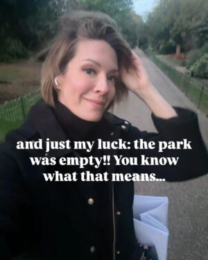 Michelle Collins Instagram - Swipe for the story of a girl who got locked in Hyde Park for 18 minutes. #survivor (posting the amount of selfies I took is actually very vulnerable for me and yes there were more g’night!!)