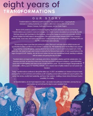 Monica Beverly Hillz Instagram - 📢 2024 was hard. But we are harder to erase.

Today, we’re proud to release our 20-page Impact Report, documenting a year of resilience, creativity, and trans power across Missouri, Kansas, NW Arkansas, and the Ozarks. 💥🏳️‍⚧️

Led by trans women of color, Transformations emerged in 2016 in response to the epidemic of violence targeting Black and Brown trans femmes. We’ve always fought back—with strategy, with art, and with community.

🖤 From the frontlines to the page, our 2024 Impact Report reflects the deep shifts we faced—including a $250,000 shortfall from failed philanthropic promises that forced us to delay Liberation Camp, our flagship leadership program.

In the words of our ED, Merrique Jenson:
“Despite the financial losses and the shifting priorities of funders, Transformations innovated, adapted, and refused to be erased. When resources were scarce, we leaned into our creativity. 2024 proved we are not just organizers—we are artists, cultural strategists, and movement-builders.”

🌹 This year we:
✔️ Launched Path of Roses, a groundbreaking cultural strategy project with Monica Beverly Hillz blending organizing, art & music
✔️ Helped lead the first Eureka Springs Trans Family Pride
✔️ Grew our National Community Advisory Board
✔️ Doubled down on joy, safety & visibility for trans girls of color

This report was written by our 2024 CAB Chair Donato Fatuesi, with contributions from Merrique Jenson (ED), Jade Careaga & Jaron Goto (CAB Leaders), and Susie McClannahan (Board Chair).

📲 Tap the link in bio to read the full report now. Let it be a reminder: even when philanthropy fails us, the people do not.
