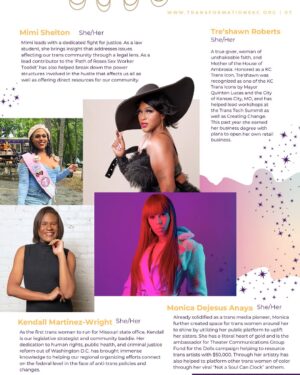 Monica Beverly Hillz Instagram - 📢 2024 was hard. But we are harder to erase.

Today, we’re proud to release our 20-page Impact Report, documenting a year of resilience, creativity, and trans power across Missouri, Kansas, NW Arkansas, and the Ozarks. 💥🏳️‍⚧️

Led by trans women of color, Transformations emerged in 2016 in response to the epidemic of violence targeting Black and Brown trans femmes. We’ve always fought back—with strategy, with art, and with community.

🖤 From the frontlines to the page, our 2024 Impact Report reflects the deep shifts we faced—including a $250,000 shortfall from failed philanthropic promises that forced us to delay Liberation Camp, our flagship leadership program.

In the words of our ED, Merrique Jenson:
“Despite the financial losses and the shifting priorities of funders, Transformations innovated, adapted, and refused to be erased. When resources were scarce, we leaned into our creativity. 2024 proved we are not just organizers—we are artists, cultural strategists, and movement-builders.”

🌹 This year we:
✔️ Launched Path of Roses, a groundbreaking cultural strategy project with Monica Beverly Hillz blending organizing, art & music
✔️ Helped lead the first Eureka Springs Trans Family Pride
✔️ Grew our National Community Advisory Board
✔️ Doubled down on joy, safety & visibility for trans girls of color

This report was written by our 2024 CAB Chair Donato Fatuesi, with contributions from Merrique Jenson (ED), Jade Careaga & Jaron Goto (CAB Leaders), and Susie McClannahan (Board Chair).

📲 Tap the link in bio to read the full report now. Let it be a reminder: even when philanthropy fails us, the people do not.