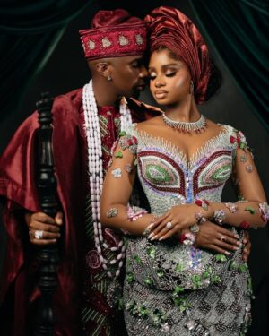 Moyo Lawal Instagram - Congratulations to the latest Iya Iyawo @iyaboojofespris and family ❤️❤️… my sweet 16 anti iyabo .. may this union stand the test of time in happiness, joy and endless blessings 🌹🌹..