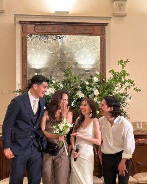 Naomi Lorraine Frank Instagram - .
この日から約2年。

ついに明日は大好きな2人のBig day🕊️🤍
.
.
#bigday #wedding #weddingday #結婚式#プロポーズ#リストランテASO#フランク家結婚式