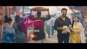 Niharika Chouksey Instagram - Kya pyaar mita paayega alag duniya aur umar ka faasla? Dekhiye ishq ki ek nayi dastaan #TumSeTumTak bahut jald sirf #ZeeTV par. 

@sharadkelkar @niharikachoukseyofficial 

#Anu #Arya #Promo