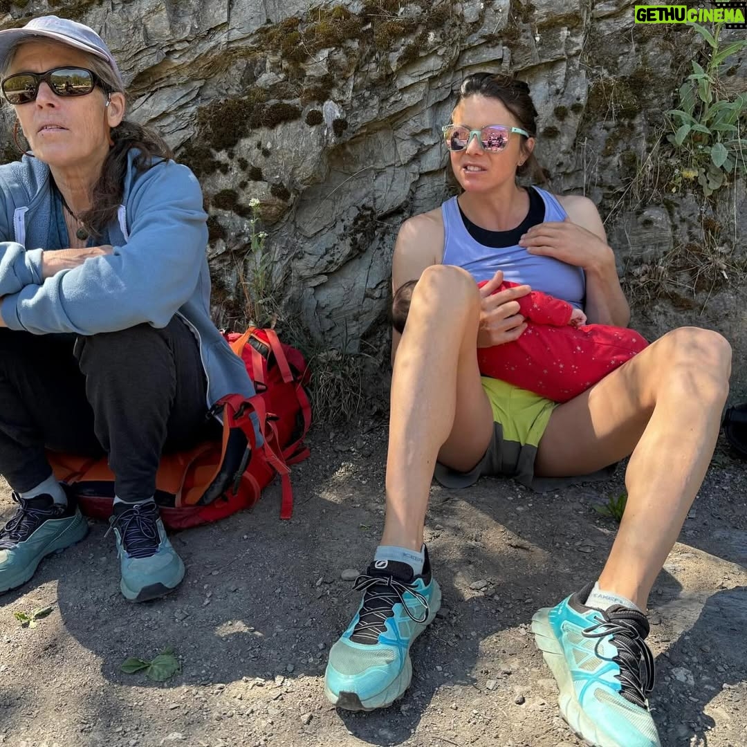 Nina Caprez - 2.4K Likes - My friend @_linacolina_ came visit us. We climbed in between breastfeeding at a sunny cliff. And then we moved to Chamonix for Lynn’s book signing with @editionspaulsen
There we officially announced the outcome of my book in 2026 I’m writing since a couple of months.
Every time I hang out with Lynn I feel this deep connection and I’m glad that our ways crossed a few years ago. 🥰
#itgoesboys
@arcteryx @petzl_official @scarpa_world