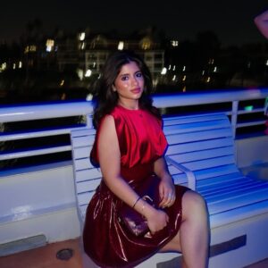 Nishika Lalwani Instagram - can't reach me 🚢🍒

wearing @micas.official ‼️
memorable girls night out with @yachtstarship 🇺🇸