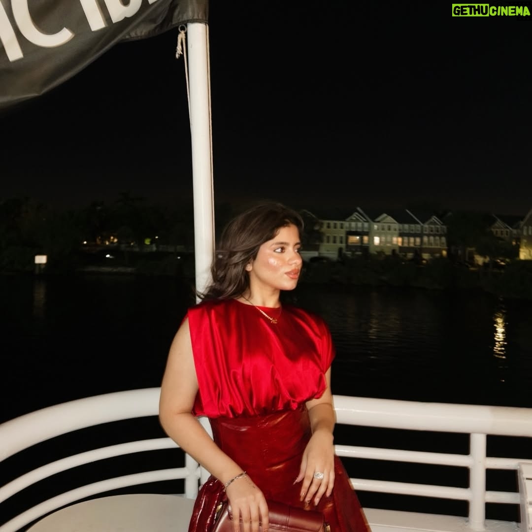 Nishika Lalwani - 1.6K Likes - can't reach me 🚢🍒
wearing @micas.official ‼️
memorable girls night out with @yachtstarship 🇺🇸