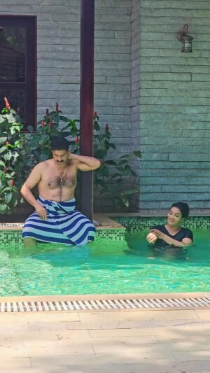 Nitha Promy Instagram - ഈ കുളം എങ്ങനെ എങ്കിലും എഴുതി മേടിക്കണം...Resort കാര്‍ സമ്മതിക്കുമോ ആവോ??

Location 📍@greenwoodsthekkady

#fun #reels #couple #resort #greenwoods #thekkady #instagramers #promykuriakose #nithapromy #instagram #promyfamily #instagood #shorts #viral #malayali #mallu #viralreels #mallugram #viralvideos #reelsinstagram #reelitfeelit #jagathy #comedy #malayalamreels