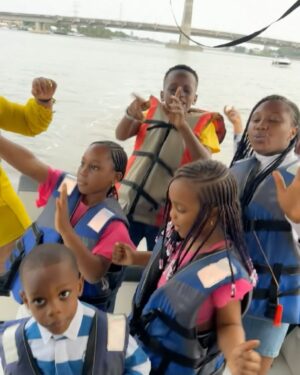 Nwaoha Chioma Blessing Instagram - Sailing through the Waves 🌊 of Freedom 💃💕……. Giving my kids all the Treats they Deserve 😘.

Slide 2 . Zowi said “ Ama Love can we Twerk “ ? 
Ama Love “ Yes Naw “ . We can 💃💃💃💃💃