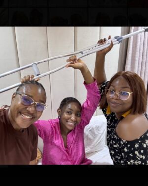 Omowumi Dada Instagram - The love has been overwhelming after I made the last post about the surgery. With a heart full of Gratitude I say Thank you to everyone for your love , kindness and prayers.
Here is a recap of how my April wentš„°š„°š„°
2. Checked into the Hospital the night before surgery
3. Breakfast at the hospital
4. Itās a struggle coming down the stairs.It was at this point I knew I wasnāt strong for wakabout
5. Made it to āI Said What I Saidā interview
6. RED CIRCLE SHenanigans with @folustorms @noraawolowo āļø
7. Smiling through the pain
8. Enroute hospital for post surgery check
9. happy Easter
10. I say I must go to church
11. Whatās life without good friends
12. STILL I RISE šŖš¾
#omowunmidada #childofgrace #champion #anklesurgery