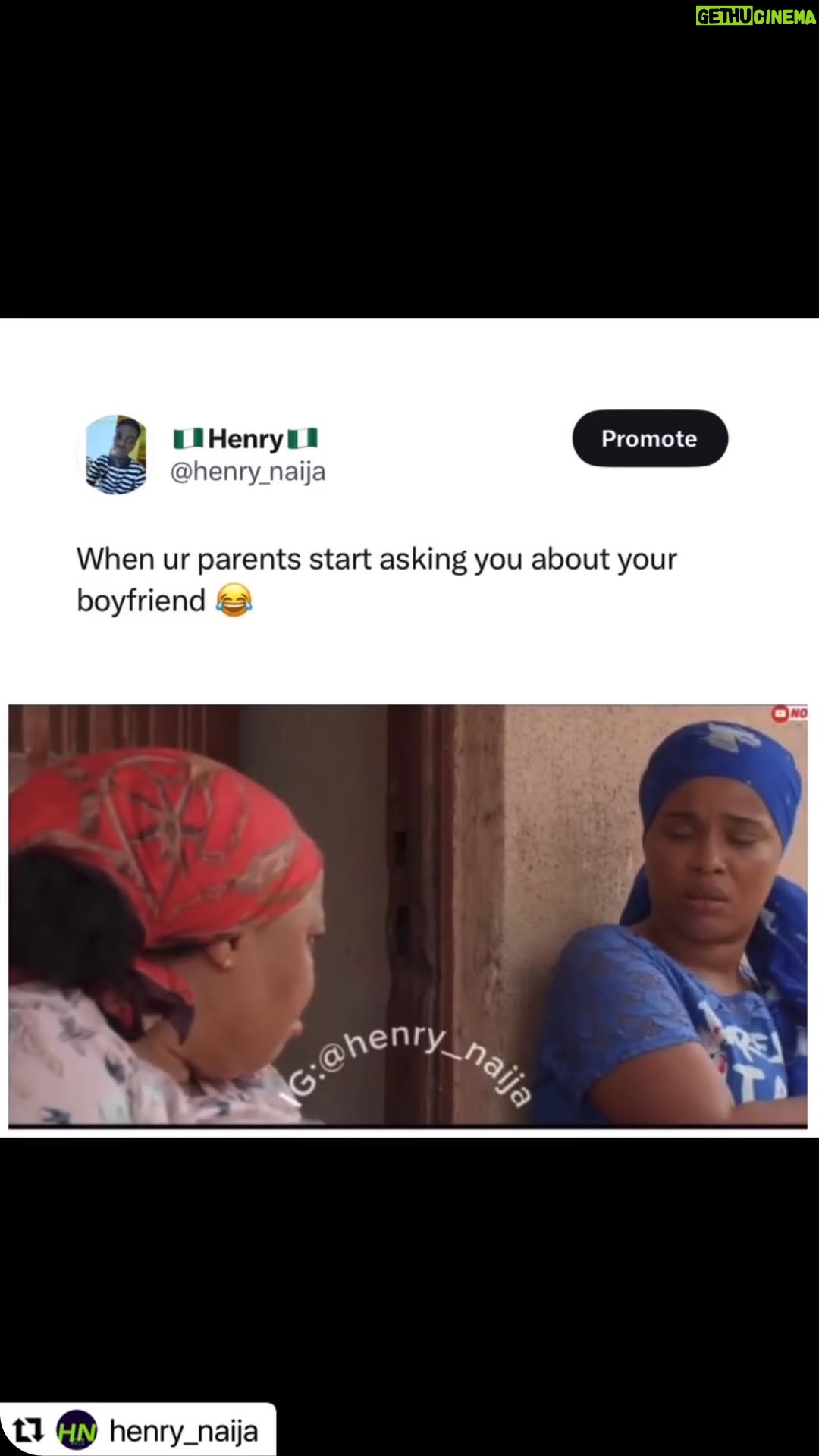 Onyi Alex - 71K Likes - Movie title: Just Me and you 😂😂😂
Showing on Nollyfamily TV
@therealchiomanwosu 😂😂