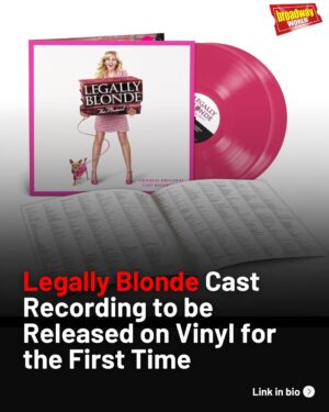 Orfeh Instagram - The Legally Blonde original Broadway cast recording is coming to pink vinyl for the first time! Head to the link in our bio to pre-order the new release.