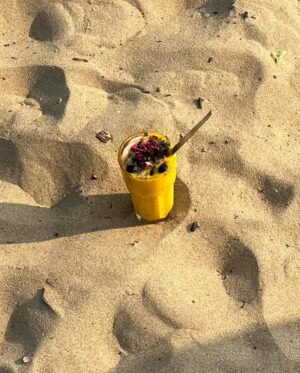 Pardis Ahmadieh Instagram - Paradise in my hand, Pardis by the sea… and Goa looking like a dream. ☀️🌊

📷 @mona_alavi 🤍

#paradise #goa #beach #sun #travel #solotravel #love #peace #india #indiapictures #colorful