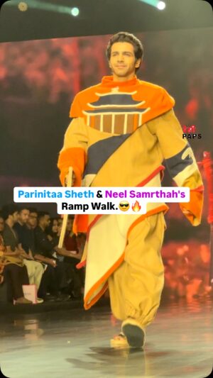 Parinita Seth Instagram - When fashion meets confidence—Parinitaa Sheth & Neel Samrthah own the runway! 💫 

#desipaps #parinitaaseth #neelsamrthah
