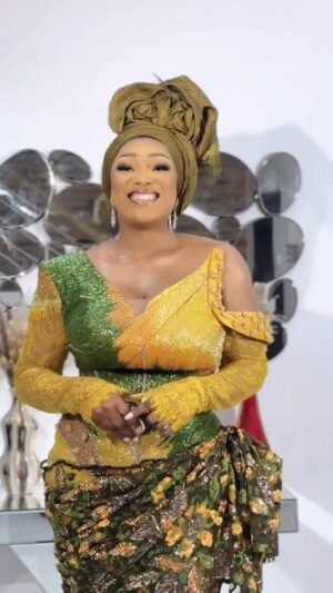 Peggy Ovire Instagram - All set for #JP2025

Outfit @st.margaretofficial 
Hair @peggyovire 
Makeup @ifenkilipro 
Gele @ufuoma_artistry 
Video @grant_art 

congratulations @iyaboojofespris @its.priscy 
#wedding guest