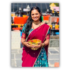 Pooja Sani Instagram - OM NAMAH SHIVAYA 🔱🕉️
.
📸 : @manohar_brahmavar 
.
🥻: @classy_renthouse 
.
📿 : @rent_a_smile 
.
#poojasani
