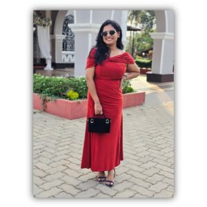 Pooja Sani Instagram - Proud owner of chubby cheeks 🙊😇
.
PC : @smichaeljack49 📸
.
👗: @myntra 
.
#poojasani #bornoninstagram
