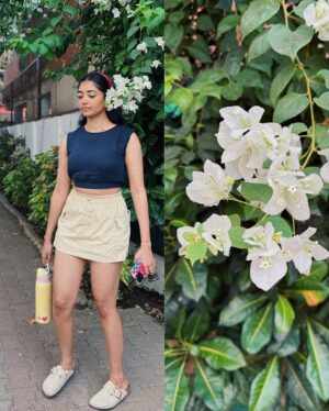 Preethi Pagadala Instagram - Soft smiles, pretty flowers, good vibes as always 😝🫶🏼