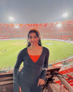 Preethi Pagadala Instagram - Am I an SRH girlie after this match? HIGHLY POSSIBLE 
🧡🧡🧡
.
.
.
#srharmy #srh #IPL #hyderabad