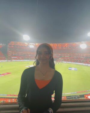 Preethi Pagadala Instagram - Am I an SRH girlie after this match? HIGHLY POSSIBLE 
🧡🧡🧡
.
.
.
#srharmy #srh #IPL #hyderabad