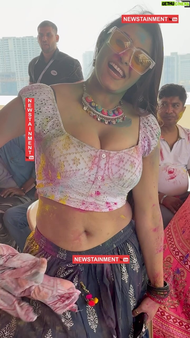 Priyanka Chaurasia - 30.8K Likes - Priyanka Chaurasia Flaunt Glamour Wild N Wet Holi 2025 Glamour Choli Gharara Dance Video Hot #holi