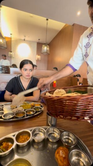 Priyanka Diwate Instagram - Had some extra Soda Added food 😂😂 Tell me your experience?? 

#rajdhani #food