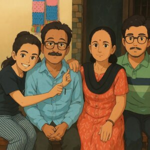 Priyanka Diwate Instagram - #family #ghibli #ai #trending #2025 
@priyanka_diwate_9867