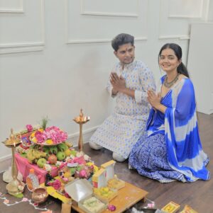 Priyanka Diwate Instagram - Why to post worships only on mondays and tuesdays, everyday is a blessing day #worshipday 

#postoftheday #couple