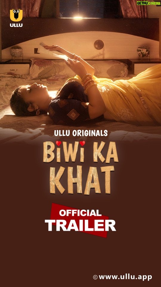 Priyanka Halder - 2.9K Likes - Biwi Ka Khat | Part - 01 | Official Trailer | Ullu Originals | Releasing On : 22nd April

Maine wo sara kaam likha.
Tere mere bich ke rishte ka anzam likha.
Kuch khel naya karwayegi,
ye khat jo maine tumhare naam likha

Biwi Ka Khat | Part - 01 | Official Trailer | Ullu Originals | Releasing On : 22nd April | Hiral Radadiya | Priyanka Halder New Web Series Ullu

#biwikakhat #part1 #officialtrailer #newseries #ulluoriginals #ulluwebseries #priyankahalder #newseries #ullu #hiralradadiya

🏷️ To download the #Ullu App, visit our website at https://ullu.app. For any support or assistance regarding the ULLU App, contact us at  91 9595700400.
