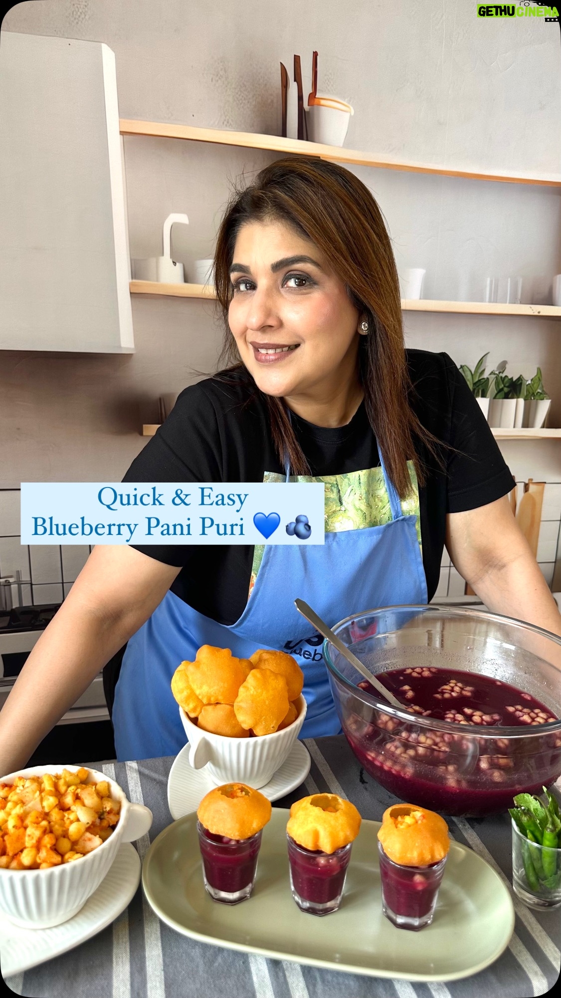 Rakhee Vaswani - 203 Likes - This isn’t your regular pani puri… it’s a berry special one! 🫐💙Made with USA Blueberries, this fusion is a flavour explosion you NEED to try😍
Here’s how you can make it 👇🏻
Ingredients:
•1 tbsp Ginger (chopped)
•1 tsp Oil
•100g USA Frozen Blueberries
•½ cup Gur (Jaggery) water
•¼ cup Tamarind Pulp
•3-4 Green Chilies
•½ tsp Black Salt
•1 tsp Jeera Powder
•1-2 tbsp Pani Puri Masala
•Mint (handful)
•Ice
•500ml Water
•30g Boondi (regular)
•60g Soaked Boondi
•4 Boiled Potatoes
•Puri (to serve)
Method:
1.Heat oil, sauté ginger and USA blueberries for 2 minutes. Add tamarind and gur water, cook till thick.
2.Cool and blend with chilies, mint, black salt, jeera, and pani puri masala. Add ice while blending.
3.Strain, adjust spice and sweetness with water.
4.Stir in boondi. In a separate bowl, mix boiled potatoes and soaked boondi with salt and red chili powder.
5.Serve with puris and enjoy!😍
(USA Blueberry, Pani Puri, USA, Blueberry Pani Puri, Fusion recipe, Easy Blueberry Recipe, Pani Puri, Fusion, , Refreshing, Summer Drink, Street Food, Mint, Boondi, Spicy, Sweet and Savory)
#chefrakheevaswani #BlueberryPaniPuri #FusionFood #StreetFoodTwist #Usablueberry #HealthyStreetFood #SummerRefreshment #PaniPuriLovers #FoodieLife #Foodstagram #FusionRecipes #BlueberryLove #PaniPuriMagic #ChilledDrinks #FoodieAdventure #SpicyAndSweet #DesiFlavours #RefreshingDrinks #MustTryRecipe #FoodGoals #SnackTime