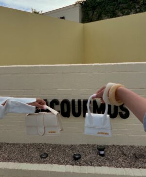 Rebecca Ghaderi Instagram - Congratulations @simon_porte_jacquemus on the opening of the first @jacquemus boutique in LA! 💛🍌🍋
افتتاحیه اولین بوتیک jacquemus در لس آنجلس🌼