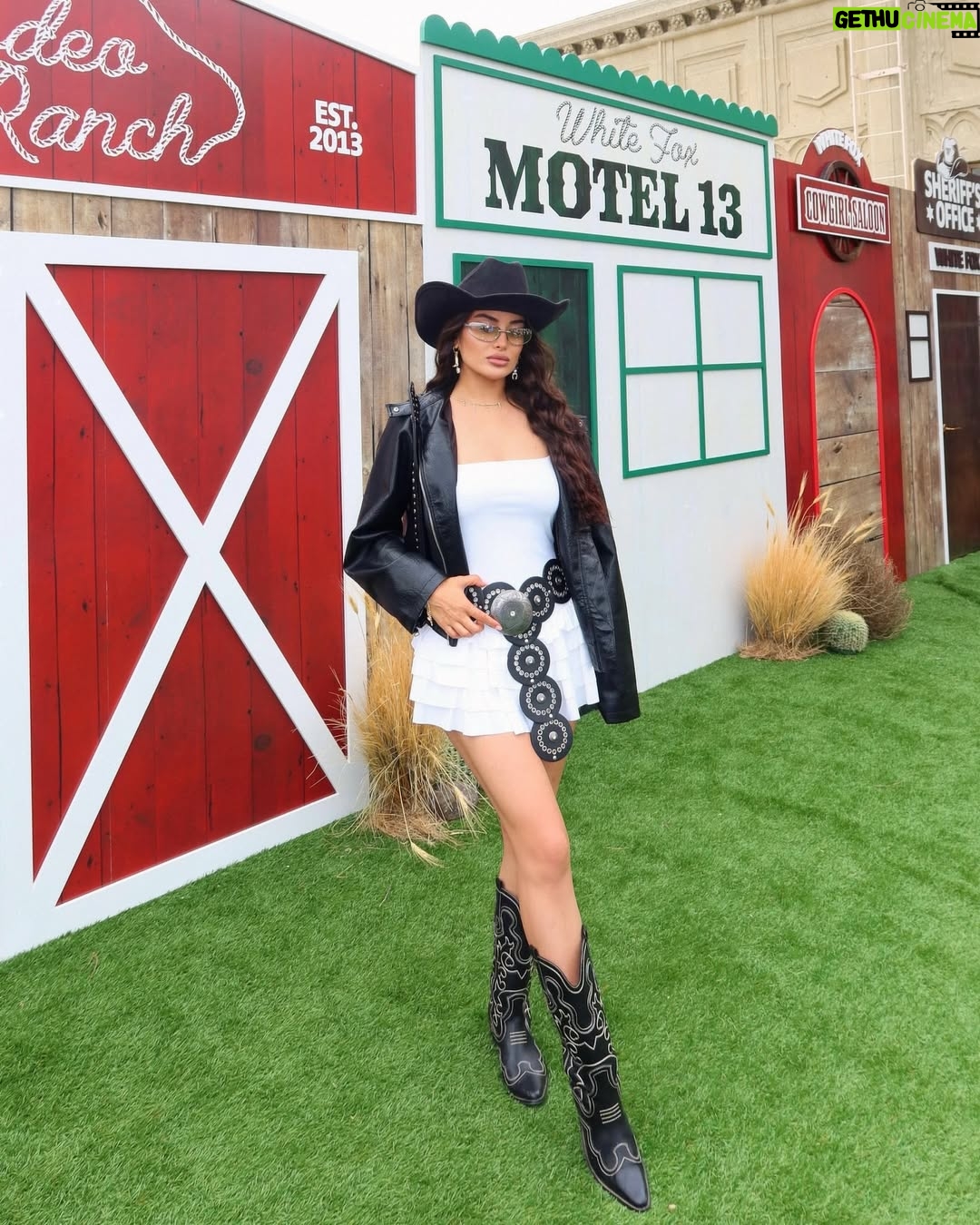 Rebecca Ghaderi - 128K Likes - Cowgirl couture at the White Fox rodeo. Thank you for having me, @whitefoxboutique 🤠
#whitefox