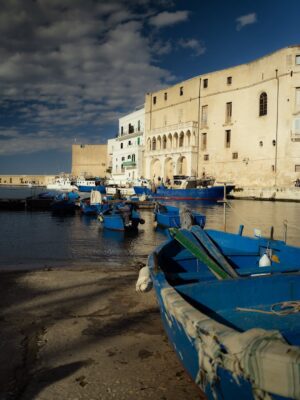 Rebecca Roy Instagram - 📍Monopoli, Puglia
our favourite coastal gem in Italy you’ve probably never heard of (but should definitely visit!)
Here’s what we loved and what you can’t miss:

	1.	Wander the old town – cobbled alleys, baroque churches, and pastel buildings that look straight out of a painting.
	2.	Visit the Cathedral of Maria Santissima della Madia – both the façade and the interiors left us speechless.
	3.	Catch golden hour by the port – the blue fishing boats and warm light? Pure magic.
	4.	Snack on fresh seafood from a street-side kiosk – crispy, salty, and unforgettable.
	5.	Stop by Salumeria Gustavo – a cozy spot where we had some of the best cured meats and local snacks.
	6.	If you’re lucky, stumble into a street performance or local parade – we did, and it was pure joy!

Monopoli may not be on every tourist’s radar, but that’s what makes it even more special.
Just the two of us, the sea breeze, and a town that made us fall in love all over again! 
Share it your apulian travel partner! 

Travel by @gtholidays.in 

#chennaiinfluencer #italytravel #monopoli #coupletravel #italysummer #coupleinfluencer #indianblogger #italytrip #travelbloggers #puglia #puglialovers