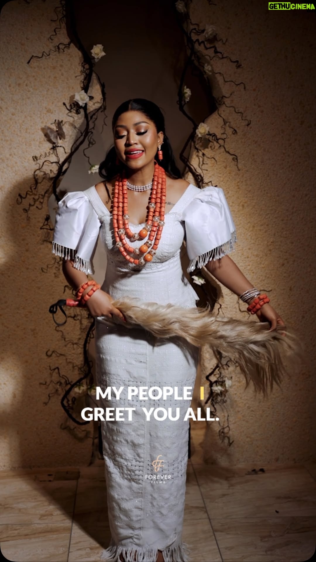 Regina Daniels - 241K Likes - Unveiling Tradition with a touch of elegance. As a proud daughter of Anioma it is a symbol of pride showcasing our regal attire  from its intricate designs to modern styles. 
Akwaocha is a vibrant testament to the richness and diversity of Igbo culture. It is more than just a piece of clothing. The patterns, vibrant colors and quality of fabrics speaks volumes about the artistry and craftsmanship of our heritage. 

For custom order : instagram:  @regaeofficial 
  WhatsApp: 09023500900