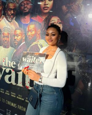 Regina Daniels Instagram - Happy new year everyone!!! 
Same me ! Same attitude! Different goals ! 😁🤭 

I watched the Waiter with my family and trust me when I say this movie beat my imagination! Bros Ay went all out and it came out perfect ! @aycomedian