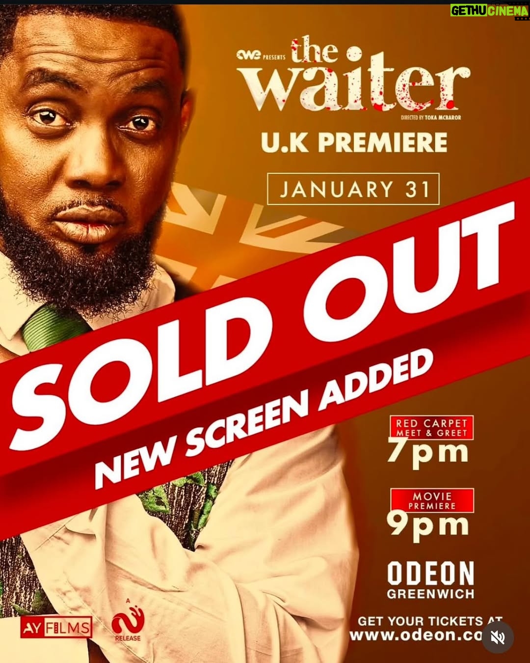 Regina Daniels - 221.1K Likes - In London for the premiere of the movie THE WAITER and it’s a blast already ! 🤩