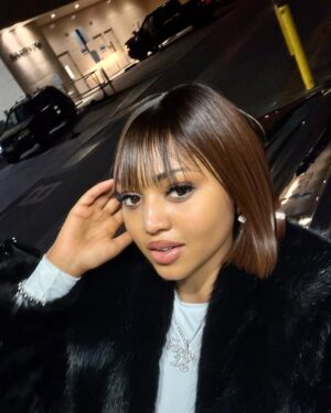 Regina Daniels Instagram - Zaddy’s Princess 🤭 ✨😍👸