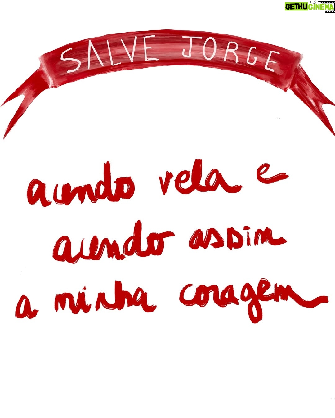 Rita Wainer - 6K Likes - São Jorge/Ogum .
Que nunca chegou atrasado quando eu precisei de força, Salve o escudo, o cavalo, a rua.
Salve os silêncios que antecedem as batalhas.
Que hoje seja de axé, de fé, proteção e coragem pro que está por vir.
Valeu SJ. Um dragão por dia, um dia por vez. ♥️