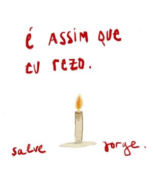 Rita Wainer Instagram - São Jorge/Ogum .
Que nunca chegou atrasado quando eu precisei de força, Salve o escudo, o cavalo, a rua. 
Salve os silêncios que antecedem as batalhas.
Que hoje seja de axé, de fé, proteção e coragem pro que está por vir. 
Valeu SJ. Um dragão por dia, um dia por vez. ♥️