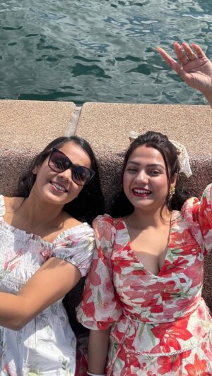 Ritu Rai Achary Instagram - “Two sisters, endless adventures, and unforgettable memories down under! #SisterGoals #AustraliaAdventures”🌊🇦🇺🧿🥰🤪 @_radhikamalani_