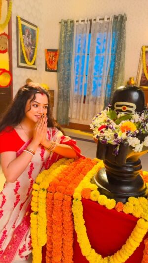 Ritu Rai Achary Instagram - ওম নমঃ শিবায় 🙏🌸🙏🧿✨✨