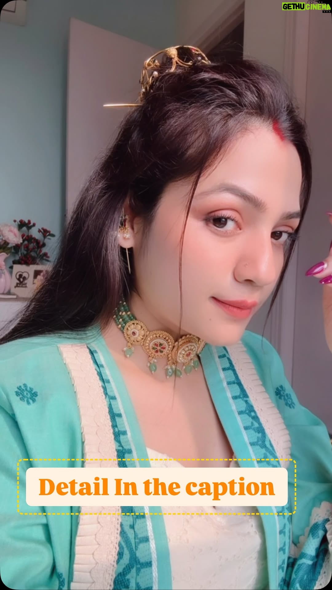 Ritu Rai Achary - 4.9K Likes - 🌸✨SARASWATI PUJA LOOK BOOK-  1 🌸🧿✨✨ jewellery from - @kdcreation_jewellery_house  ph no -9903168851.  #hairstylist #hairtutorial #saraswatipuja #look #saraswati #happy #1