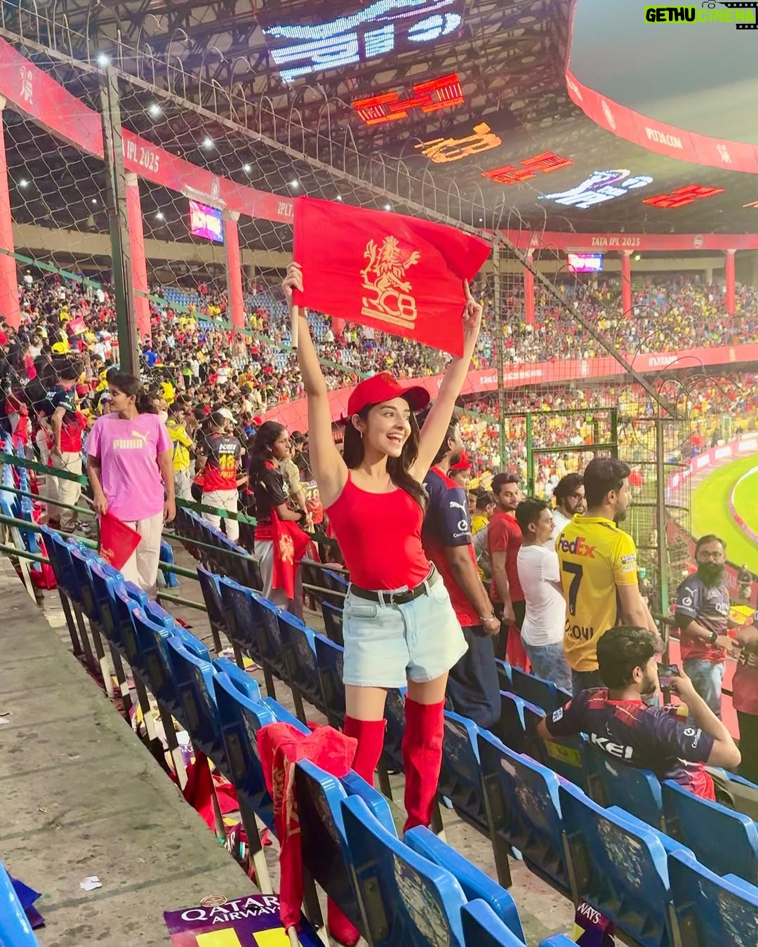 Riya Verma - 533K Likes - What a Match🔥 Best experience of my life🔥 Namma Bengaluru thank you so much for having me♥️ CSK it was a great match from you guys as well♥️ 
#rcbvscsk #RCB #virat #viratkohli #bachu #ipl #ipl2025
