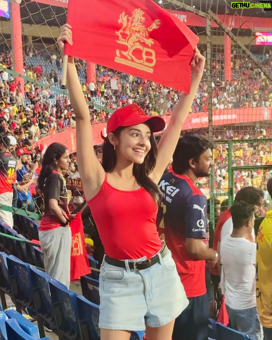 Riya Verma - 533K Likes - What a Match🔥 Best experience of my life🔥 Namma Bengaluru thank you so much for having me♥️ CSK it was a great match from you guys as well♥️ 
#rcbvscsk #RCB #virat #viratkohli #bachu #ipl #ipl2025
