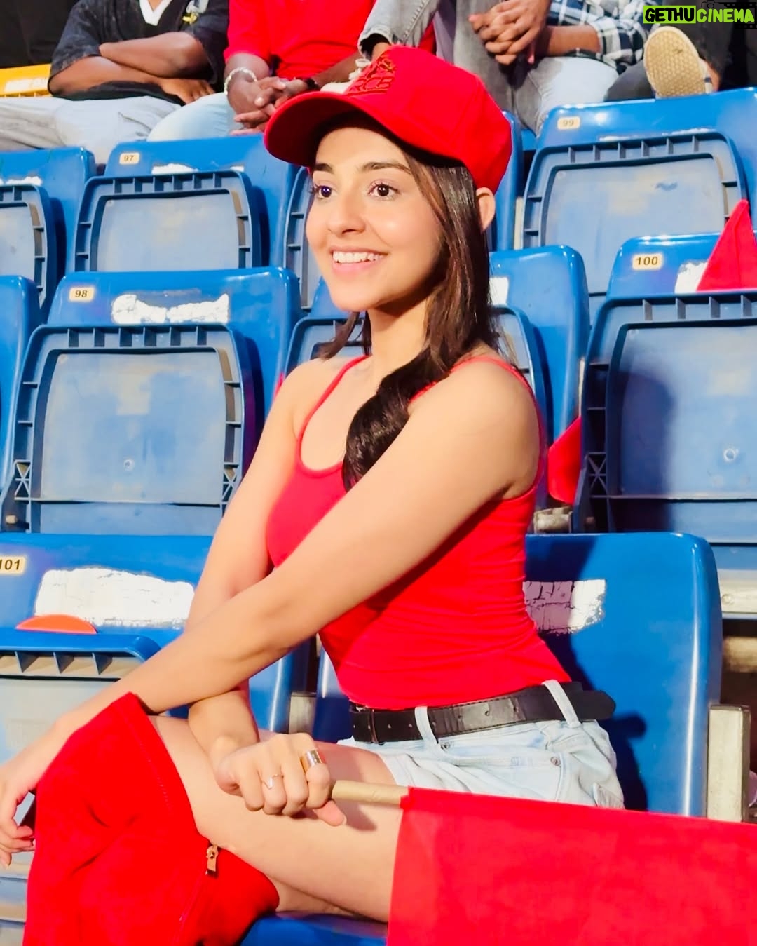 Riya Verma - 533K Likes - What a Match🔥 Best experience of my life🔥 Namma Bengaluru thank you so much for having me♥️ CSK it was a great match from you guys as well♥️ 
#rcbvscsk #RCB #virat #viratkohli #bachu #ipl #ipl2025