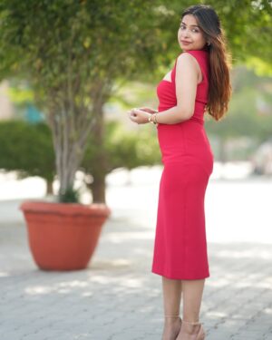 Ruchika Rathore Instagram - The only red I can cope up with🫡
📸- @thenameisgarg