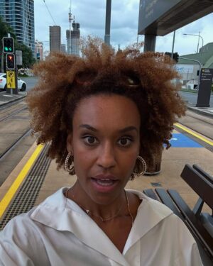 Ryan Michelle Bathe Instagram - It rained but I loved it!! What a beautiful country!  I even sorta enjoyed playing soccer in the rain, even though @sterlingkbrown and I lost to the kids!! Thank you Australia!