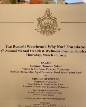 Ryan Michelle Bathe Instagram - I was so so so thrilled to be a part of this year’s @whynotfoundation ‘s luncheon. It was a sweet and special way to celebrate #womenshistorymonth surrounded by incredible women while supporting the incredible work of @ninawestbrook and @russwest44. Thank you for having me and thank you for your incredible work of being of service.