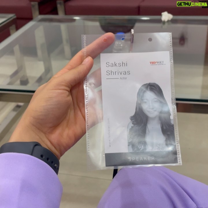 Sakshi Shrivas - 172.4K Likes - Heart is so full ❤️♾️
Standing next to my own flyers, Today I delivered my first ever TEDxTalk for which I waited 3 years of my life due to some very special reasons. My younger self would be really proud today
Tears and Gratitude ✨🫶